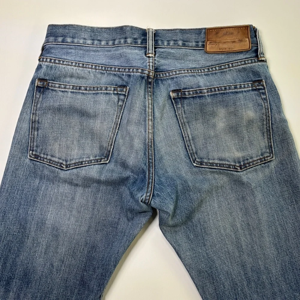 J.Crew 484 Slim Fit Jeans Mens 30x32 Kaihara Japanese Denim Blue Medium Wash